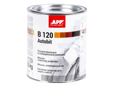 APP B120 Autobit - bitumiczny do zabezpieczania podwozia - 1,3kg