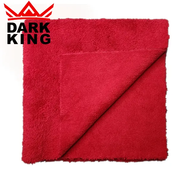 Dark King Rag Red – Mikrofibra bezszwowa 380gsm 40x40cm