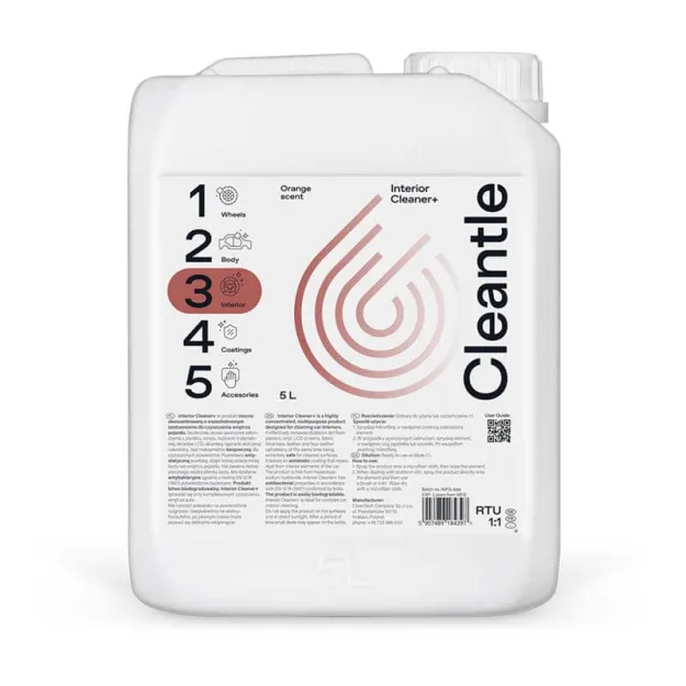 Cleantle Interior Cleaner+ - do kokpitu - 5l