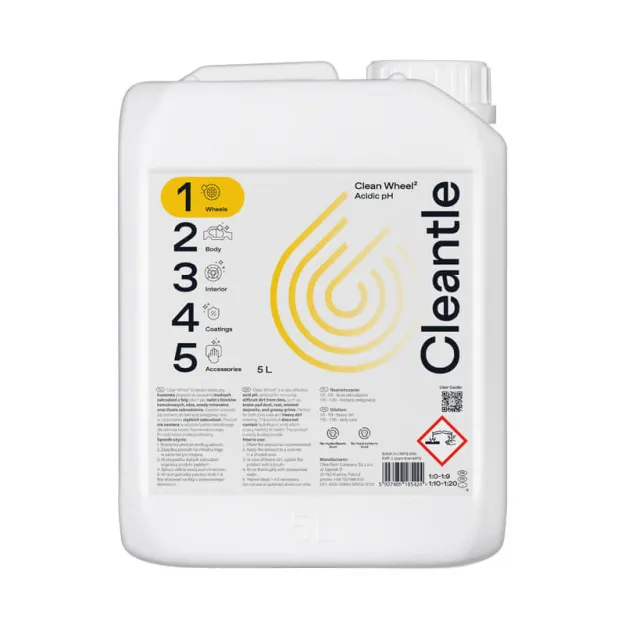 Cleantle Clean Wheel2 - kwas do felg 5l