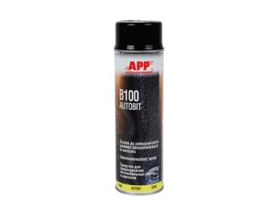 APP B100 Autobit Spray - bitumiczny do zabezpieczania podwozia - 0,5L